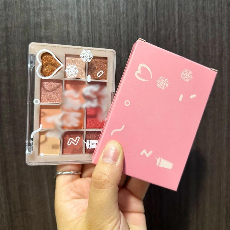GROSIR 12 Pcs Eyeshadow Palette 12 Warna Matte Shimmer High Pigment Waterproof Tahan Lama 243 - Gambar 3