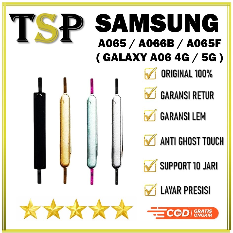 TOMBOL LUAR VOLUME SAMSUNG A065 / A066B / A065F  ( GALAXY A06 4G / 5G ) ORIGINAL 100% COMPLETE