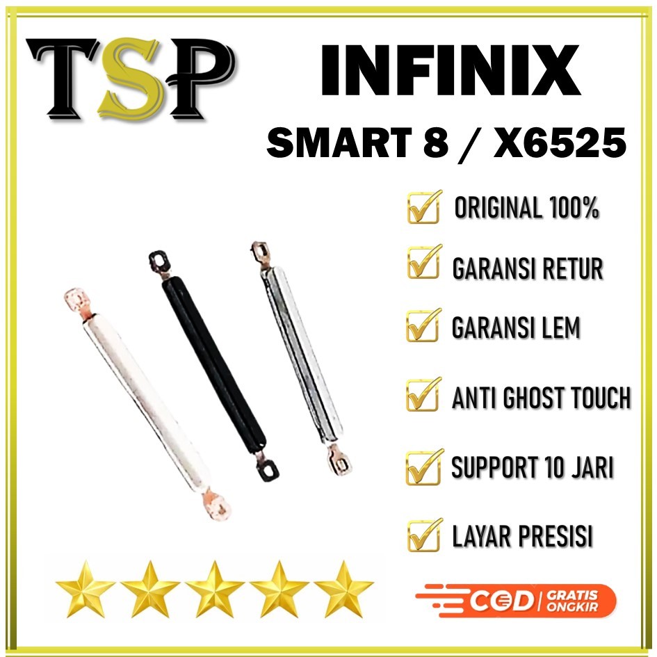 TOMBOL LUAR VOLUME INFINIX SMART 8 / X6525 ORIGINAL 100% COMPLETE