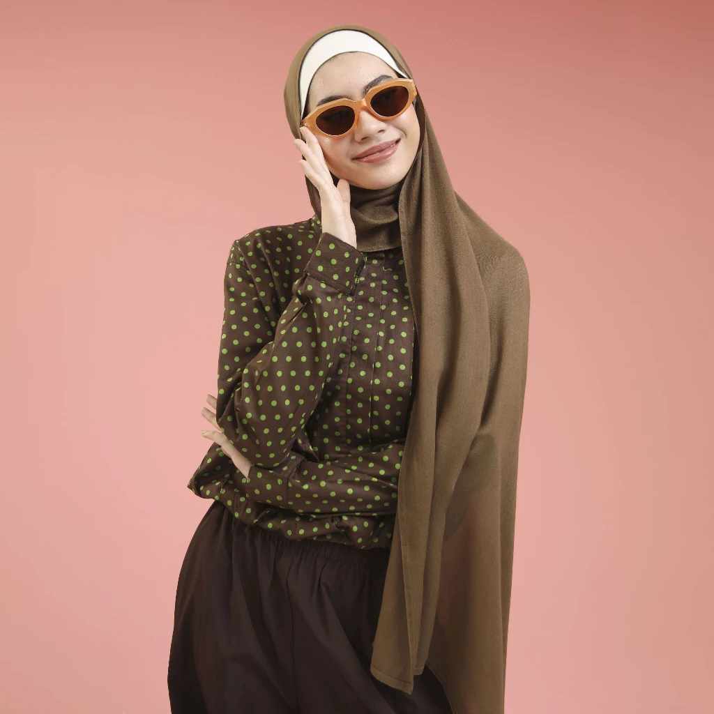 Lozy Hijab - [LOZY X ASHANTY] Viscose Pashmina Nour Shawl Lozy x Lesti Kejora (Pashmina Viscose)