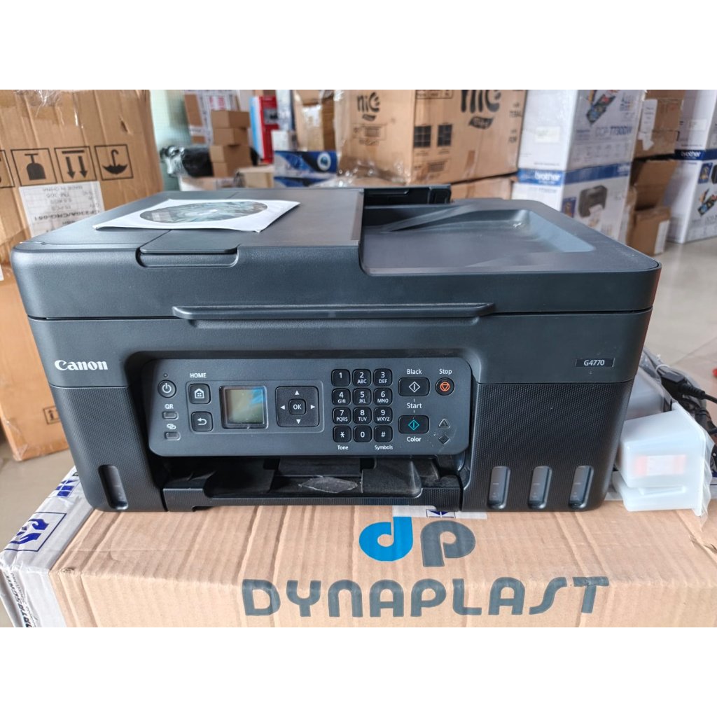 FixPrint Printer Canon PIXMA G4770 F4 Print Scan Copy WiFi Fax with ADF (TANPA DUS BAWAAN) Garansi Resmi dan Kelengkapan Lengkap Original - Gambar 4