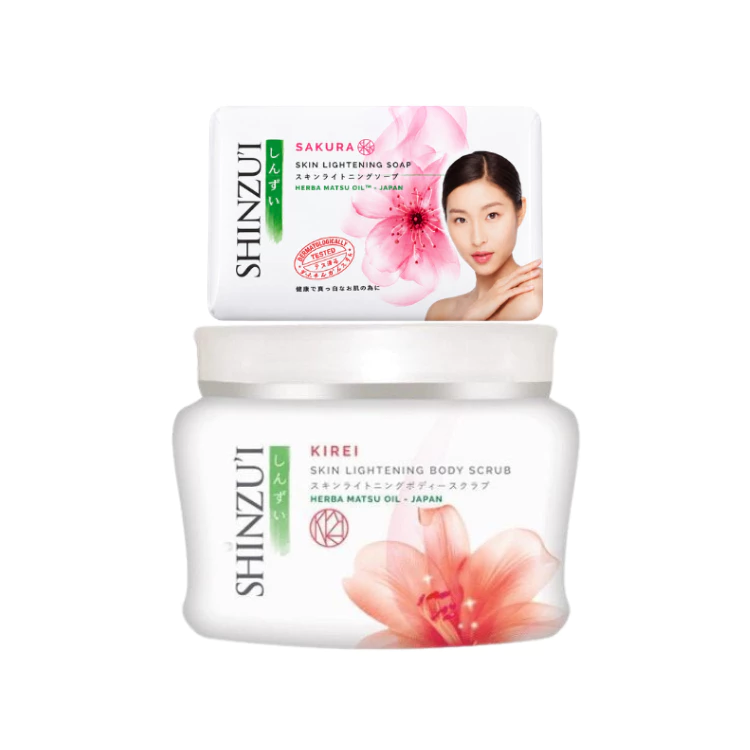BUY 1 GET 1 SHINZUI Body Scrub 200Gr + Sabun Batang 60Gr / Distributor Cream Ori - Gambar 3