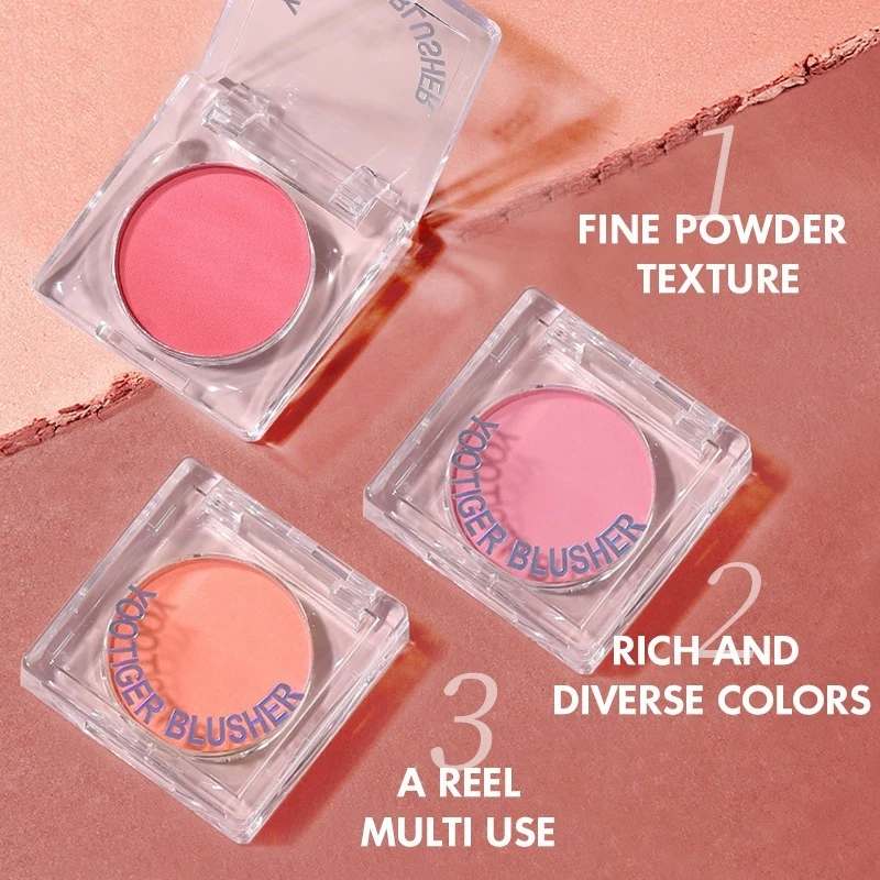 GROSIR 12 Pcs Blush On Palette 4 Color Matte Mencerahkan Tahan Lama Waterproof Daily Makeup 267 8110 - Gambar 3
