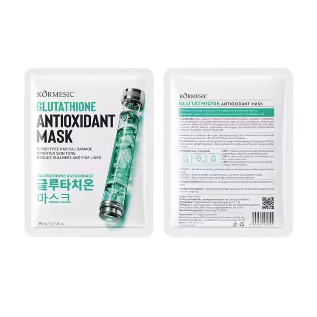 Kormesic Brightening & Repair Sheet Mask Series / Distributor Cream Ori - Gambar 2