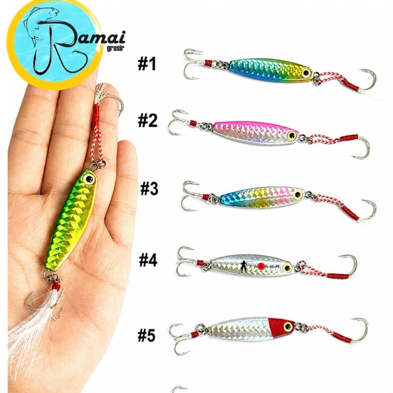 UMPAN JIG MINNOW VIB IKAN METAL 16g - Gambar 2