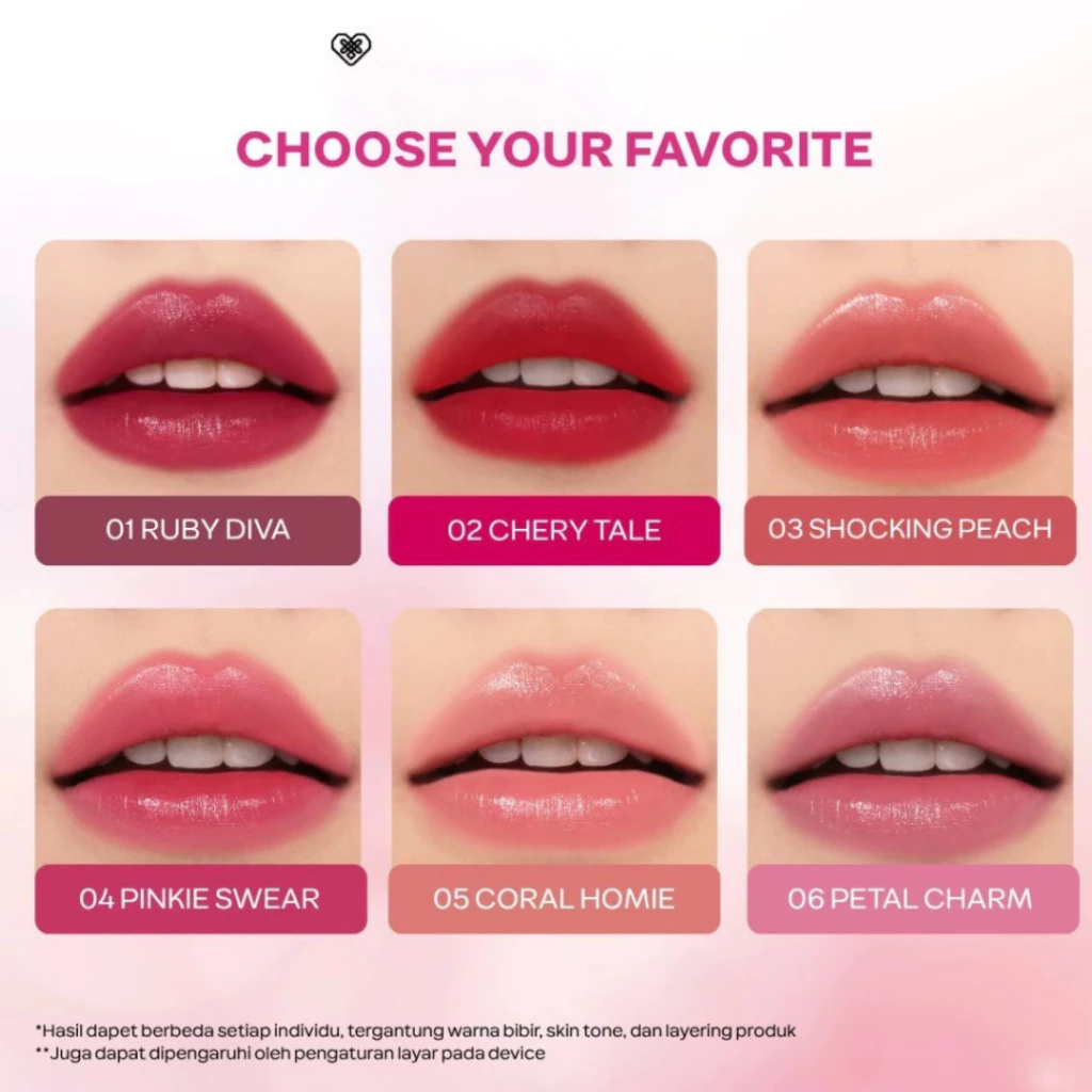 Emina Fresh Drop Tint 3 g -2in1 Lip & Cheek Lip Tint / Distributor Cream Ori - Gambar 2