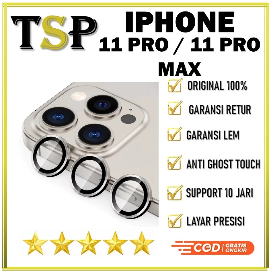 LENSA KAMERA RING CAMERA FOR 11 PRO / 11 PRO MAX LENS PROTECTOR