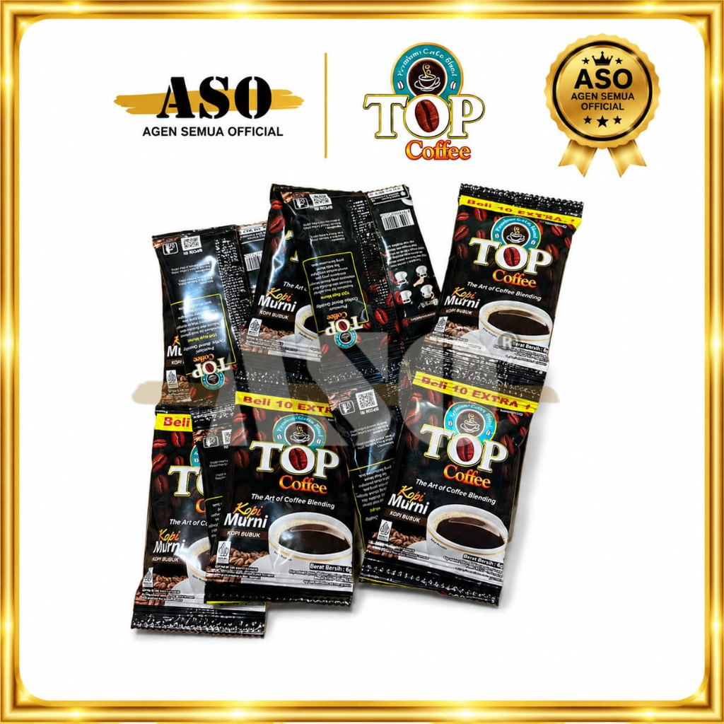 KOPI Top coffee kopi MINI 6gr RENCENG ( isi 11 ) PROMO !!!