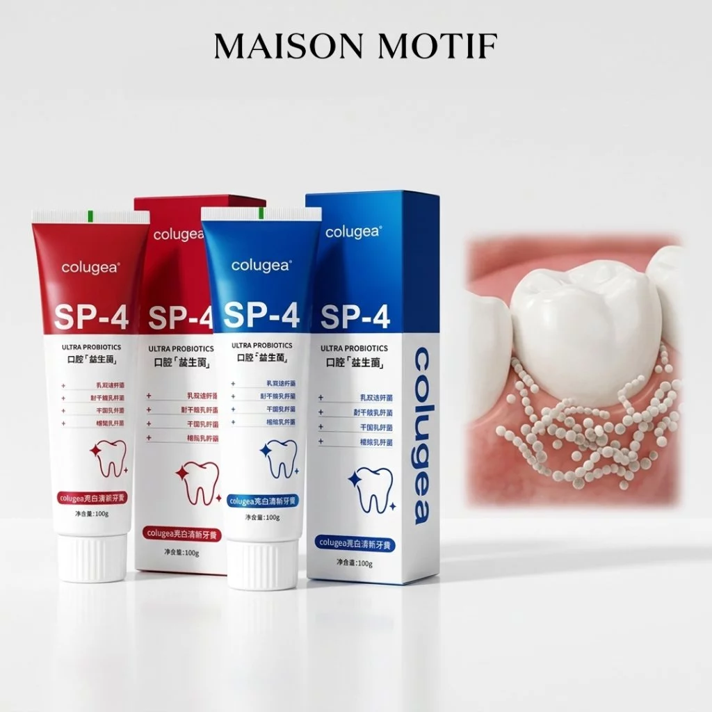Colugea SP4 Whitening Toothpaste Pasta Gigi 100ml Probiotik Pembersih Penyegar Bau Mulut Plak Murah 77024
