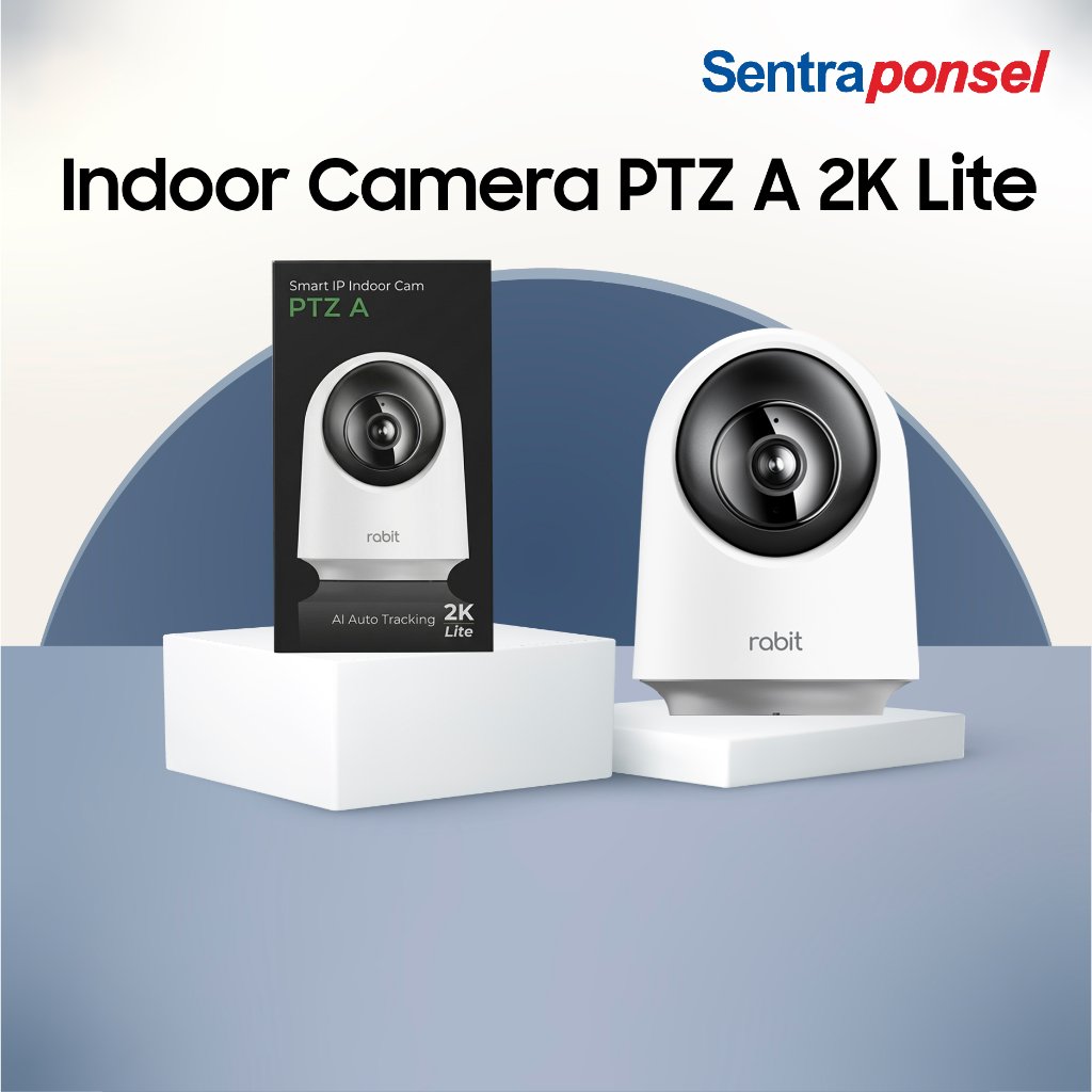 Rabit Indoor Camera PTZ A 2K Lite 2K / CCTV WiFi Pan Tilt / Kamera Pengawas Rumah