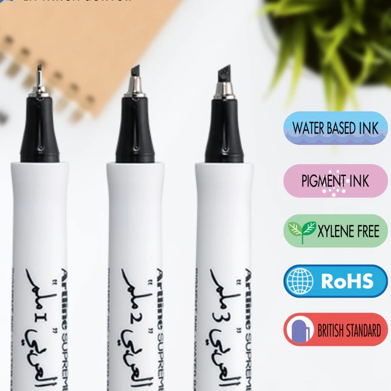 PEN CALLIGRAPHY CHISEL STYLE ARTLINE SUPREME ARABIC CALLIGRAPHY ...