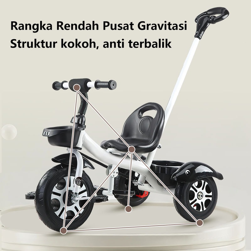 Magical Playtime 2in1 Sepeda Anak 1-6 Tahun 5 Bonus - Gambar 3