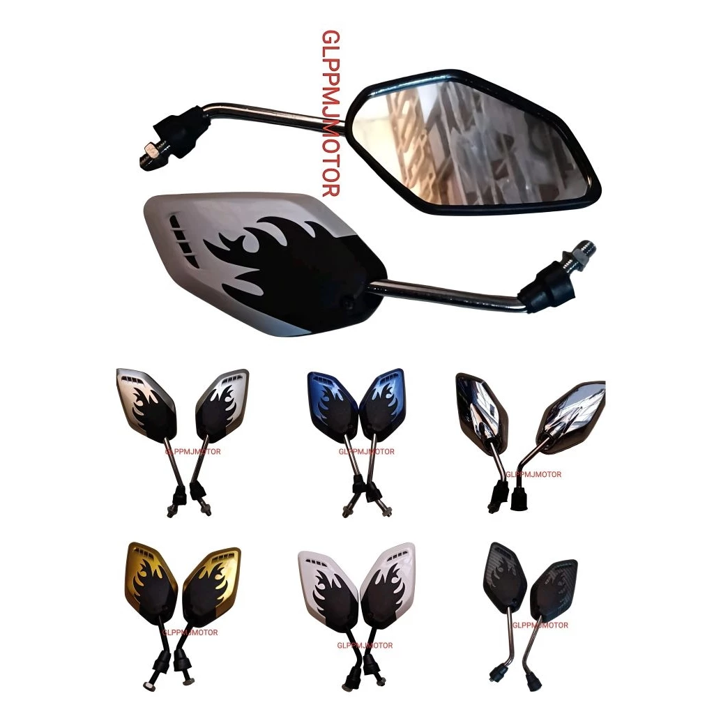 Spion Variasi Model Api Universal Beat Vario Blade Revo Karisma Supra Verza Smash Shogun Sp Jupiter Z Mx Mio NMAX Aerox PCX New Dll
