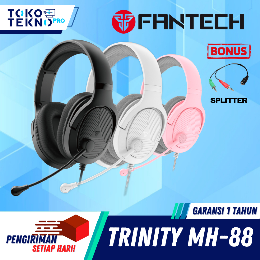Fantech Trinity MH88 / MH-88 Multiplatform Headset Gaming Mobile