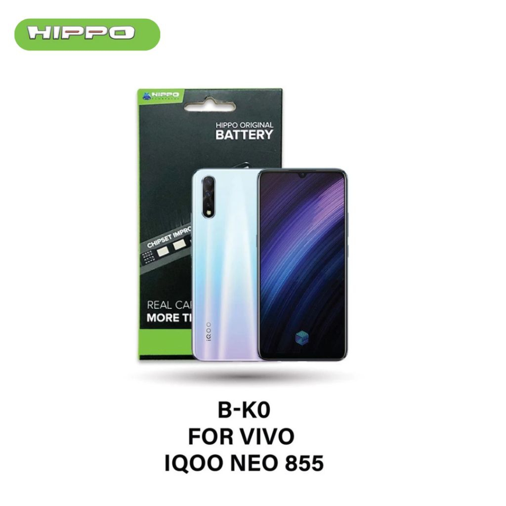 Hippo Baterai VIVO B-K0 IQOO NEO 855 4500mAh Battery Batere Batrai Batre Original Cell Garansi resmi