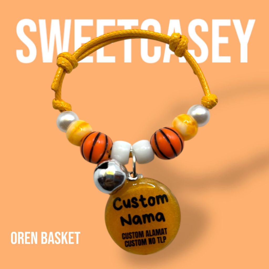 KALUNG KUCING SPORT / SPORT CAT NECLACE / KALUNG KUCING CUSTOM NAMA - Gambar 2