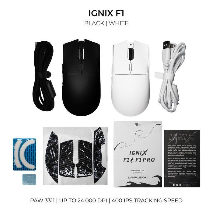 Vortexseries Vortex Ignix Series Wireless Gaming Mouse 3in1 Connection - Gambar 4