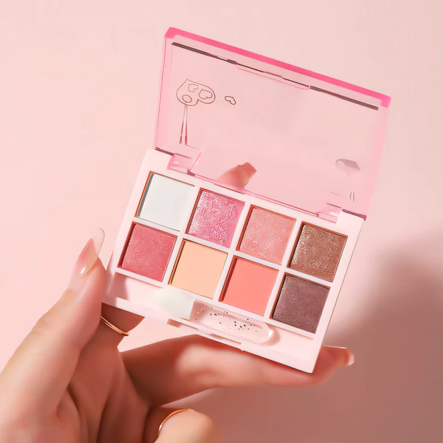 Eyeshadow Palette 8 Warna Matte Shimmer Gratis Kuas Waterproof Tahan Lama Compact Riasan Mata Murah 254 - Gambar 4