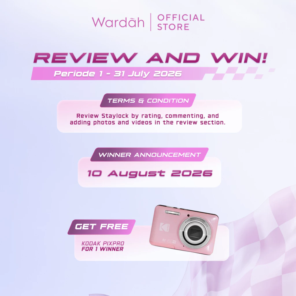 NEW! Wardah Staylock Lip Matte: 20H+ Long lasting Lip Cream, Real Life Approved!-Lip Matte Ringan Nyaman Smooth Long Lasting Foodproof Waterproof Matte Lipstick Lipcream Make Up Lip cream Intense Transferproof dan Tahan Lama Hingga 20 jam* - Makeup - Gambar 4