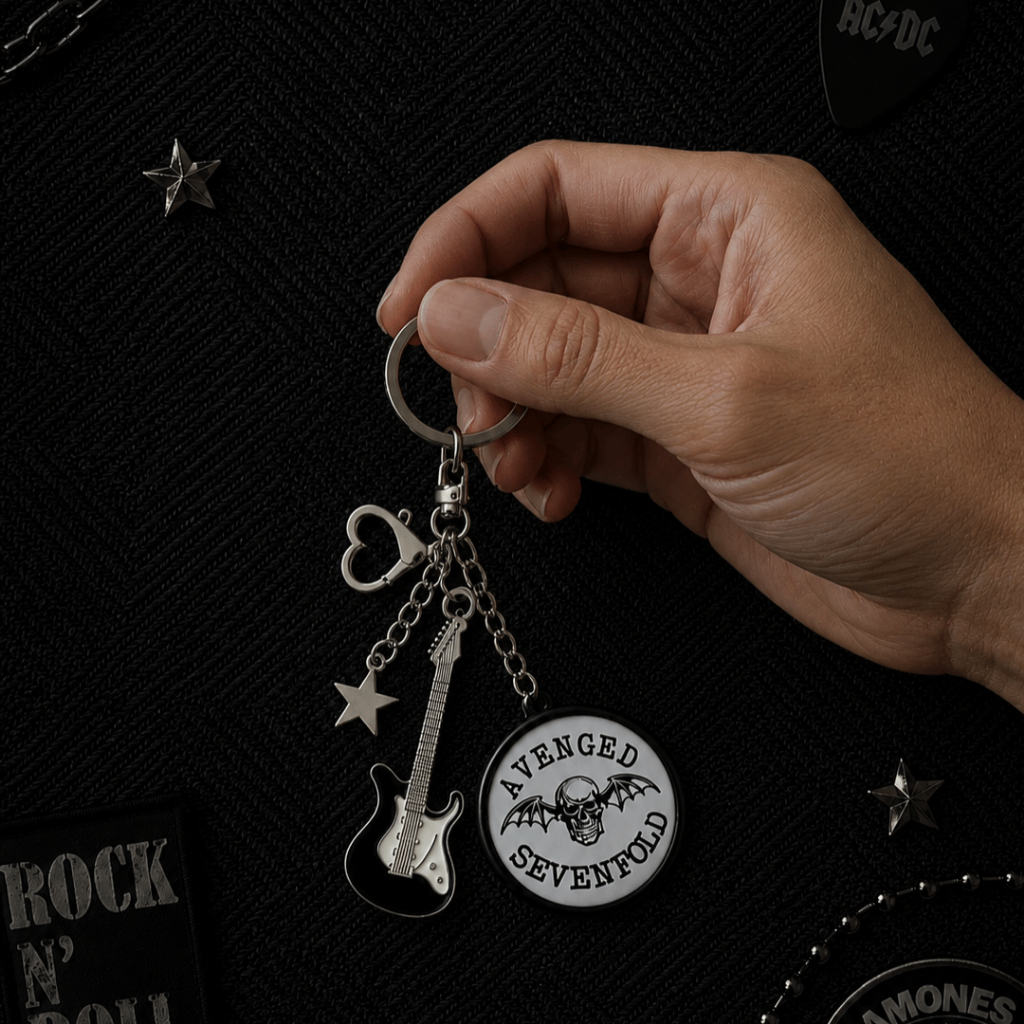 Genz Carabiner Keychain Gantungan Aesthetic Band Gantungan Kunci Kalcer Aksesoris Band foto 4