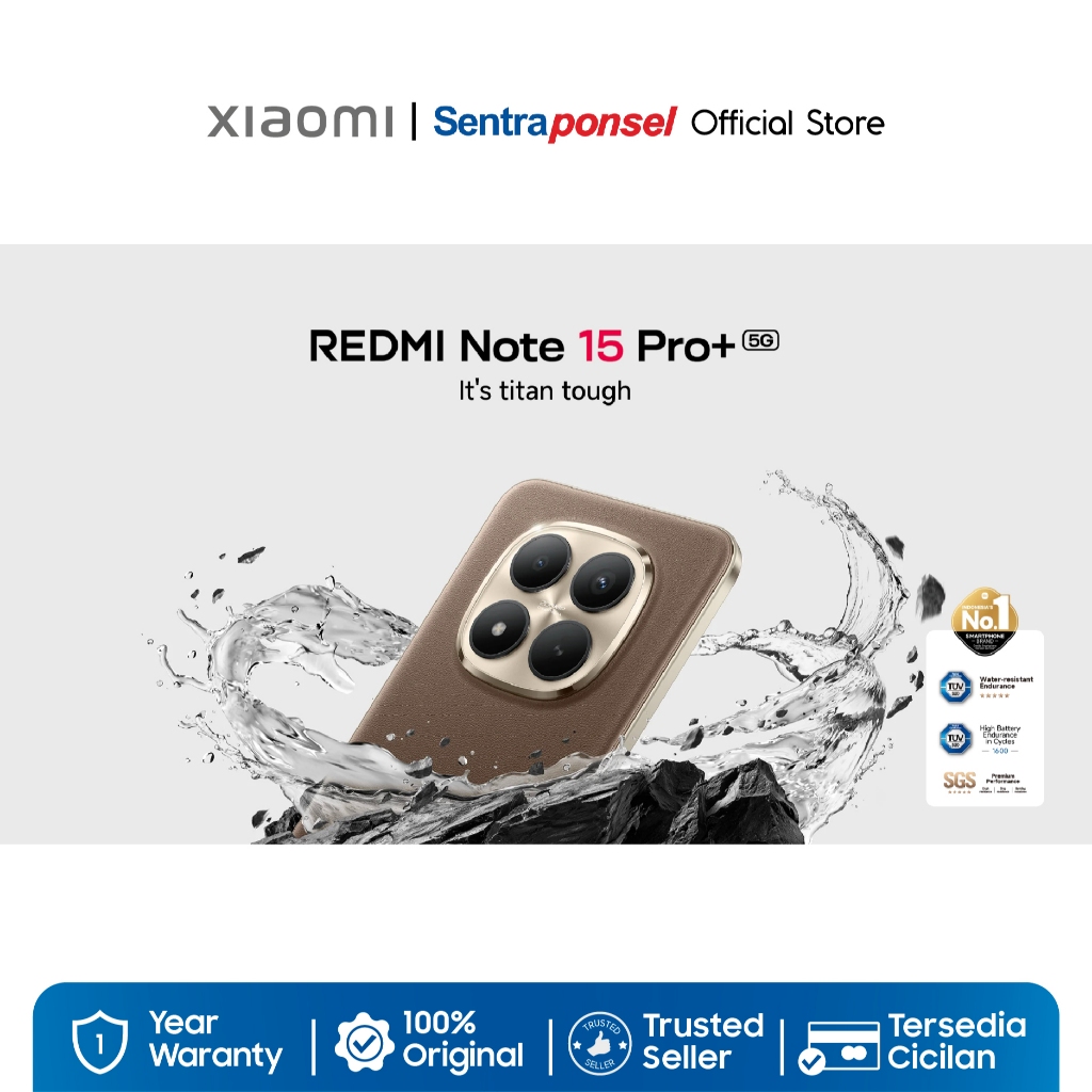 Xiaomi Redmi Note 15 Pro+ 5G 8/256 GB 12/512 GB / Baterai 6500mAh dengan HyperCharge 100W / Corning Gorilla Glass Victus - Gambar 3