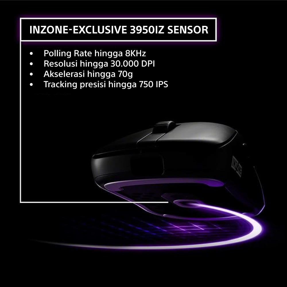 Sony INZONE Mouse-A Wireless Gaming Mouse / MSE-G500 - Gambar 4