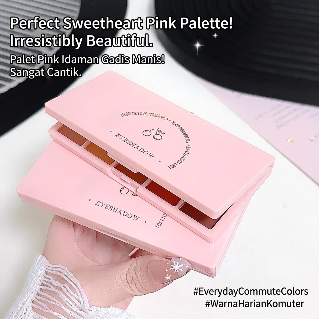 GROSIR 12 Pcs Eyeshadow Palette 10 Warna Matte Nude Earth Tone Waterproof Anti Luntur 247 5020 - Gambar 3
