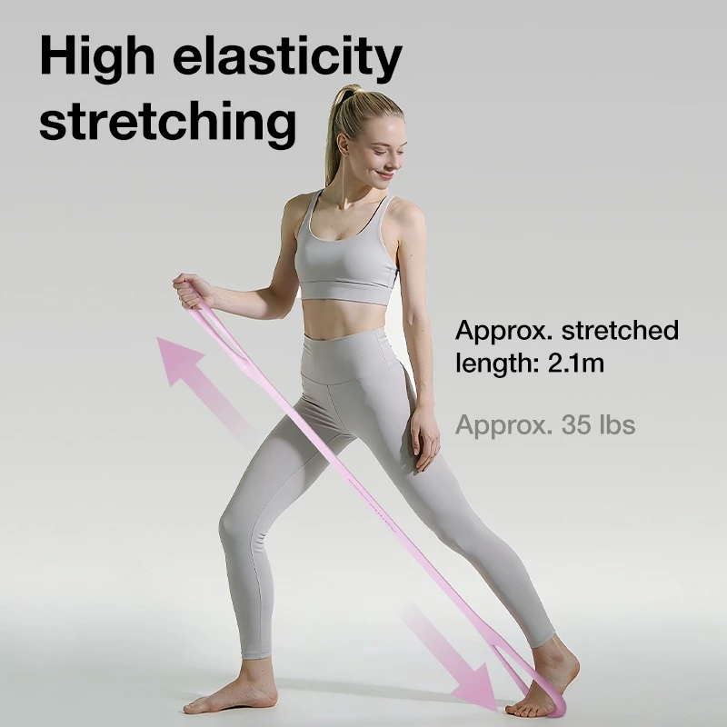 Agnite Resistance Band Multi Fungsi Alat Training Olahraga / Alat Stretching Olahraga Multi Fungsi ER267-PK - Gambar 2