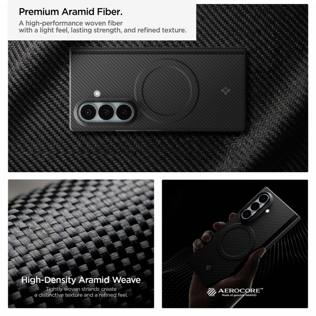 SPIGEN Case for Samsung Galaxy Z Fold 8 Ultra 7 Air Skin Aramid MagFit Slim Thin Hard Casing - Gambar 3