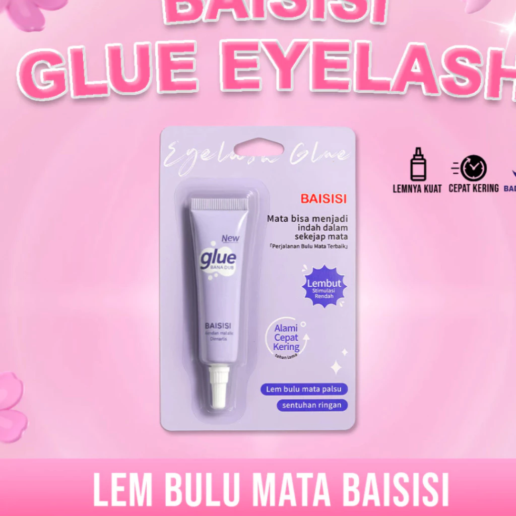 BAISISI Lem Bulu Mata Eyelash Daya Rekat Kuat & Tahan Lama / Distributor Cream Ori - Gambar 3