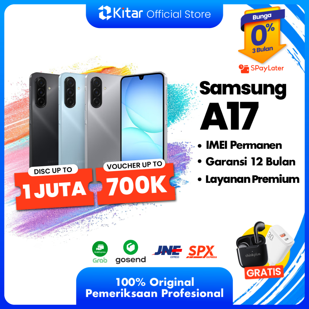 Samsung A17 Second Resmi ex SEIN BC Beacukai IMEI Permanen 100% Original FULLSET 8 128GB 8 256GB