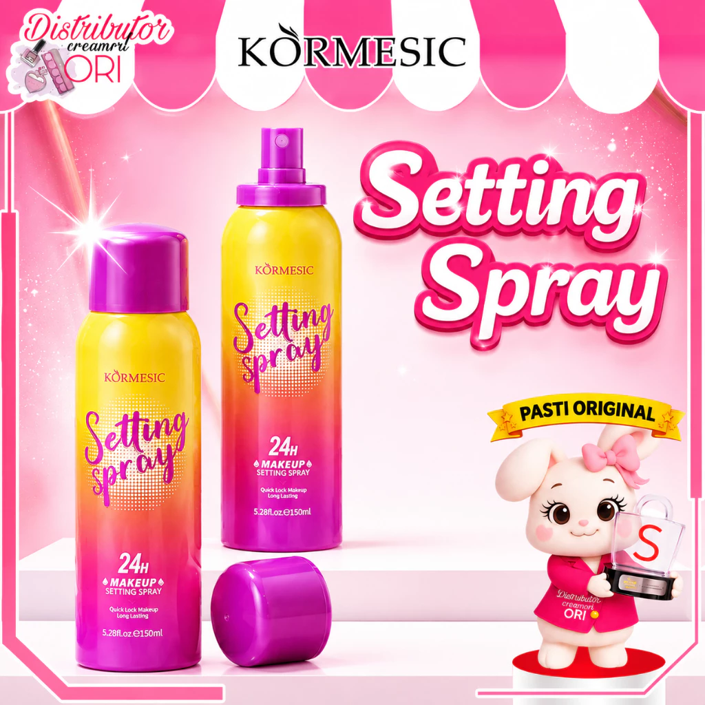 Kormesic 24H Makeup Setting Spray 150Ml / Distributor Cream Ori