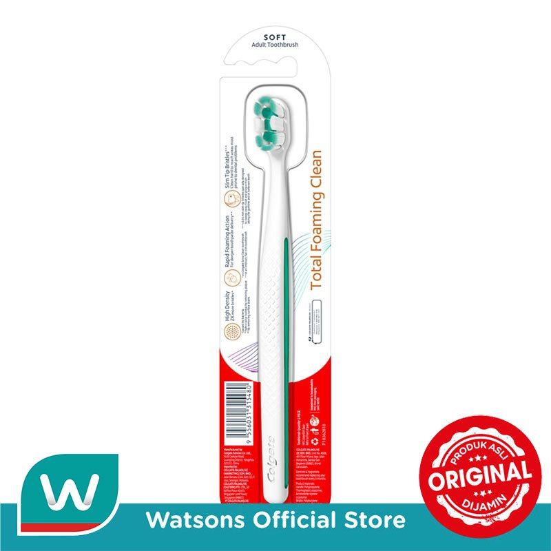 Colgate Sikat Gigi Total Foam Clean 1'S - Gambar 3