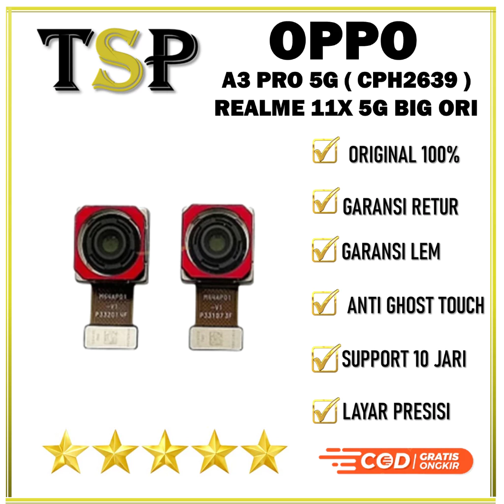 CAMERA BELAKANG / BACK KAMERA OPPO A3 PRO 5G (CPH2639) / REALME 11X (5G) BIG ORI ORIGINAL 100%