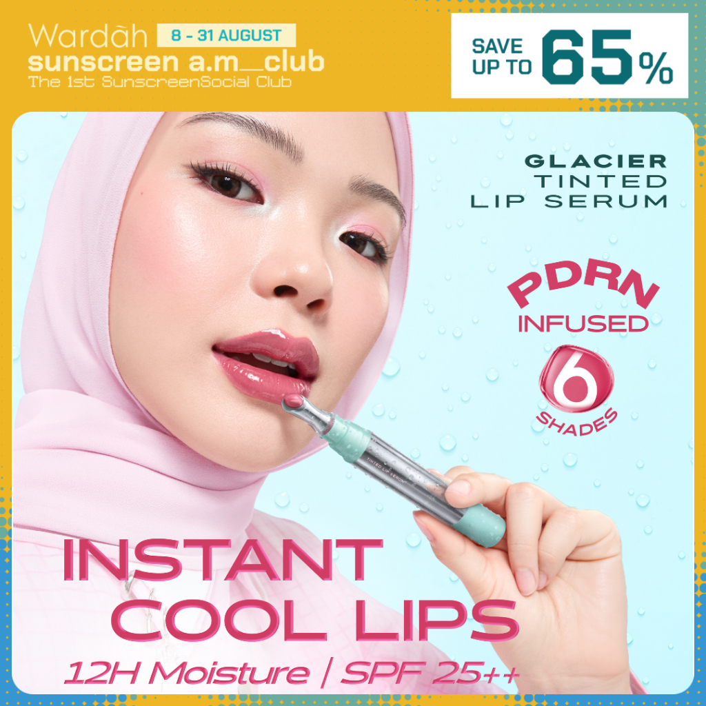 WARDAH PDRN Glacier Tinted Lip Serum with PDRN-infusion and SPF 25 - Sensasi Dingin - Melembapkan Menyamarkan Garis Bibir - Plumpy Lip - Bibir Kenyal - Lip Gloss - Glossy Lips - Makeup - Gambar 2