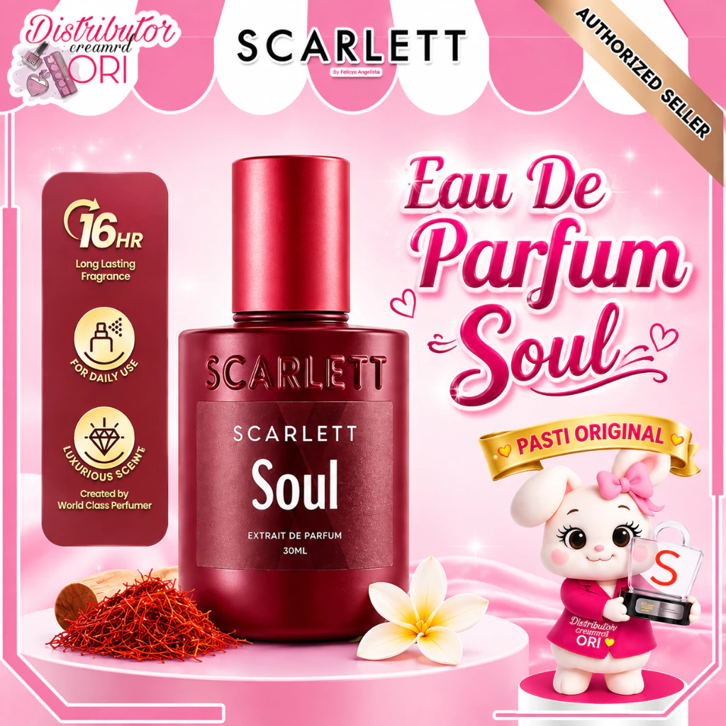 Scarlett Whitening Extrait De Parfum Soul 30ML / Distributor Cream Ori