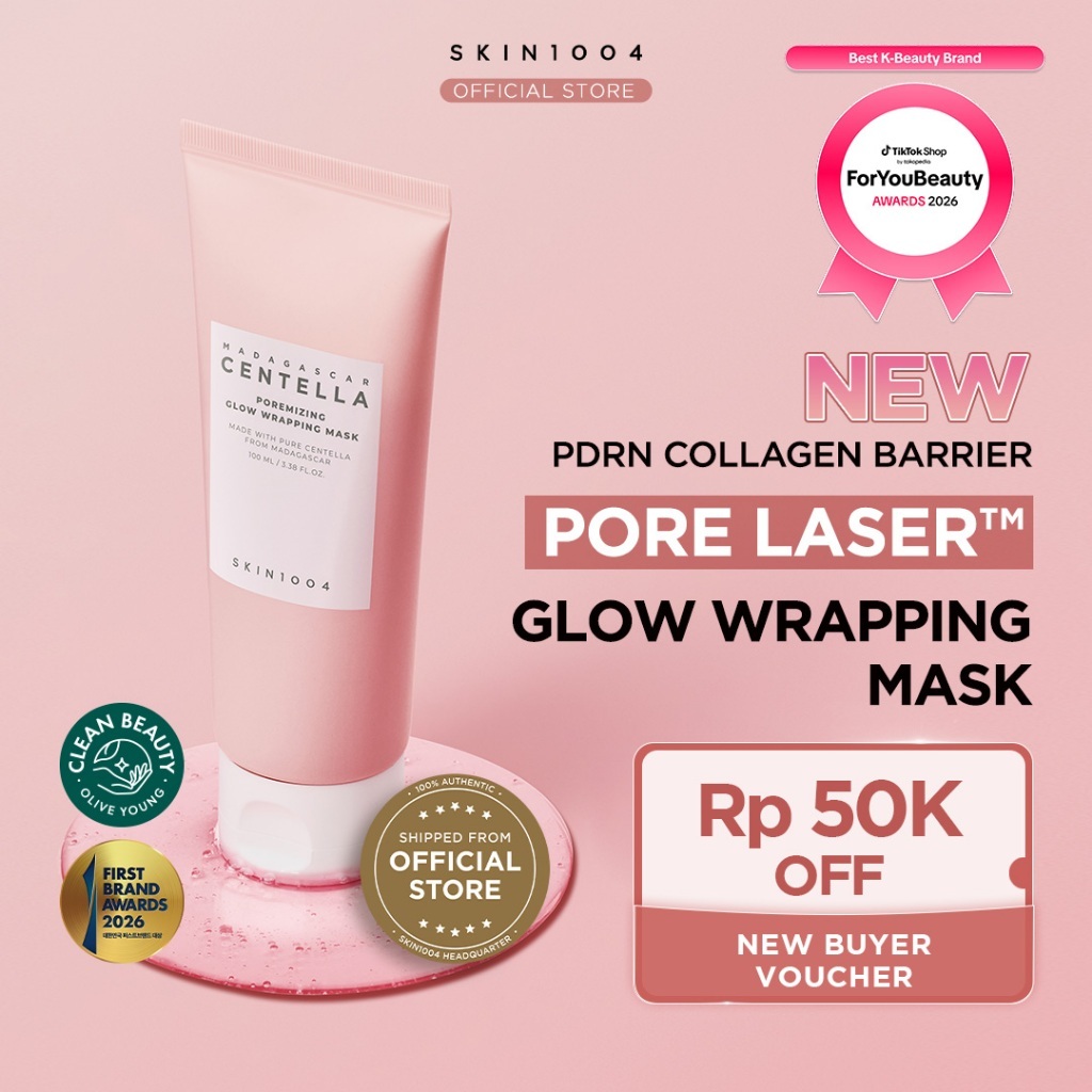 SKIN1004 Madagascar Centella Poremizing Tanghulu Skin Set (Poremizing Fresh Ampoule 100ml + Light Gel Cream 75ml + Glow Wrapping Mask 100ml) - Gambar 2