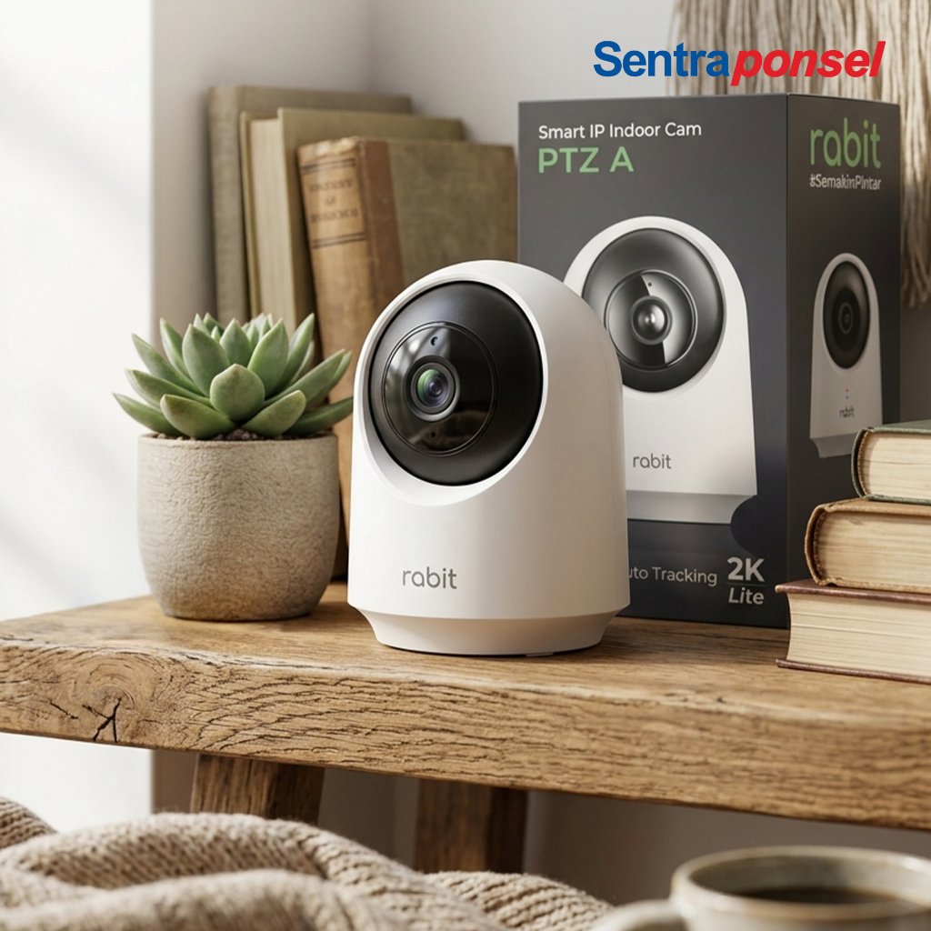 Rabit Indoor Camera PTZ A 2K Lite 2K / CCTV WiFi Pan Tilt / Kamera Pengawas Rumah - Gambar 2