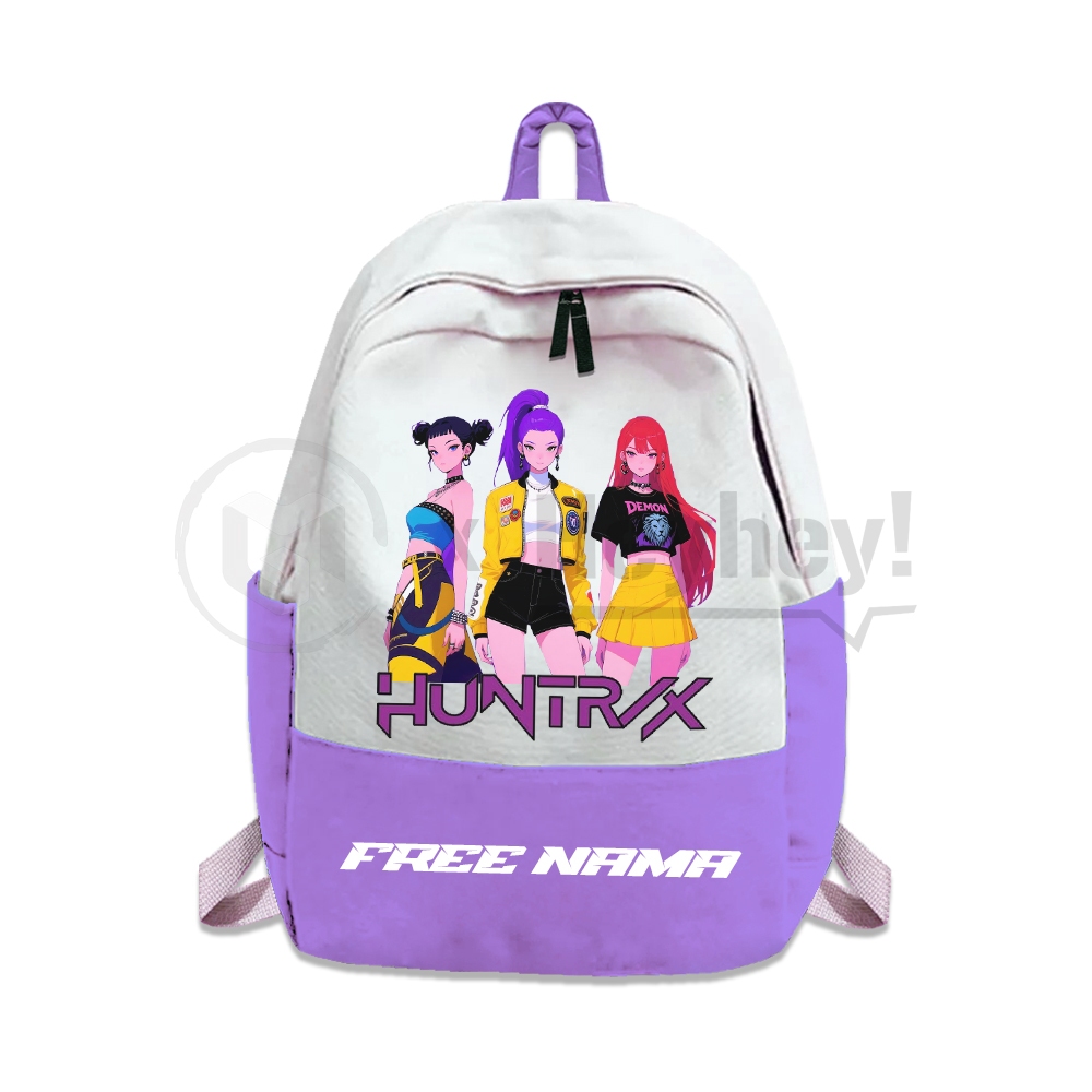 HUNTRIX KPOP DEMON HUNTERS KIDS BACKPACK - FREE NAME PRINTING | Shopee ...