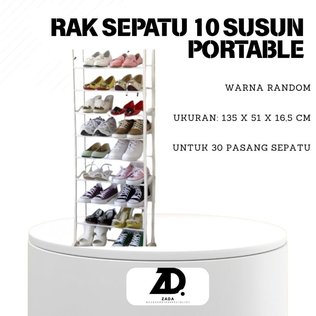 10-tier shoe rack, shoe rack, shoe rack, portable shoe rack, free ...