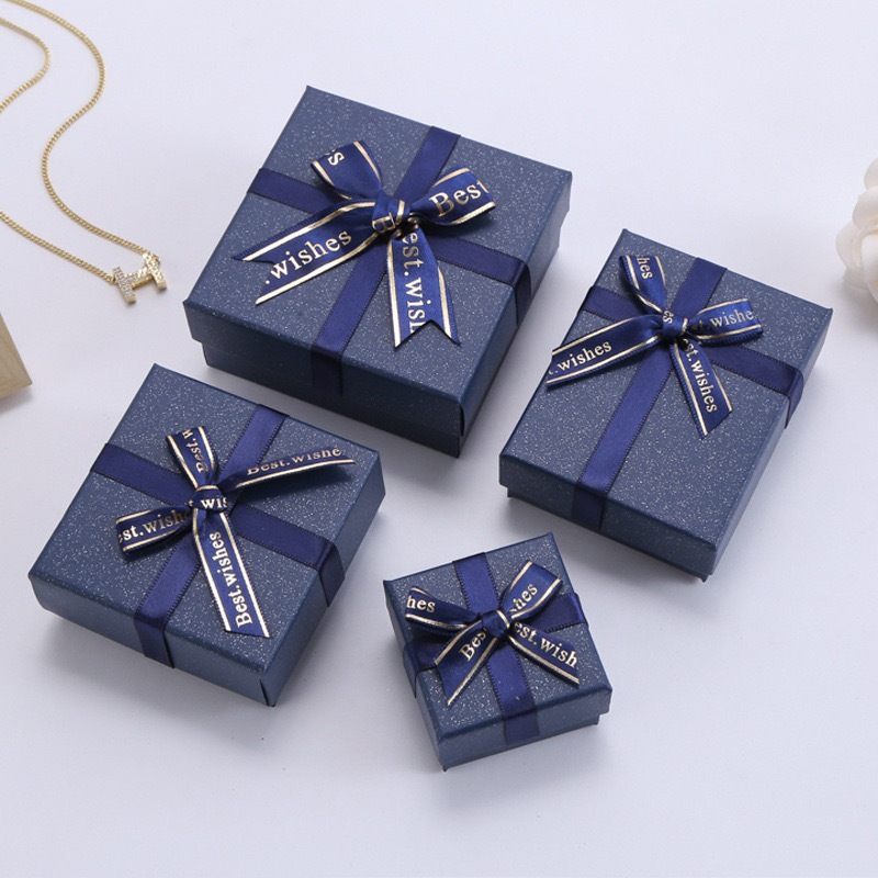 PUSAT17 KOTAK PERHIASAN PREMIUM GIFT BOX KOTAK TEMPAT PERHIASAN JEWELRY BOX TEMPAT AKSESORIS KALUNG ANTING GELANG BOKS PITA PREMIUM PERNIKAHAN ULTAH RING BOX - Gambar 3
