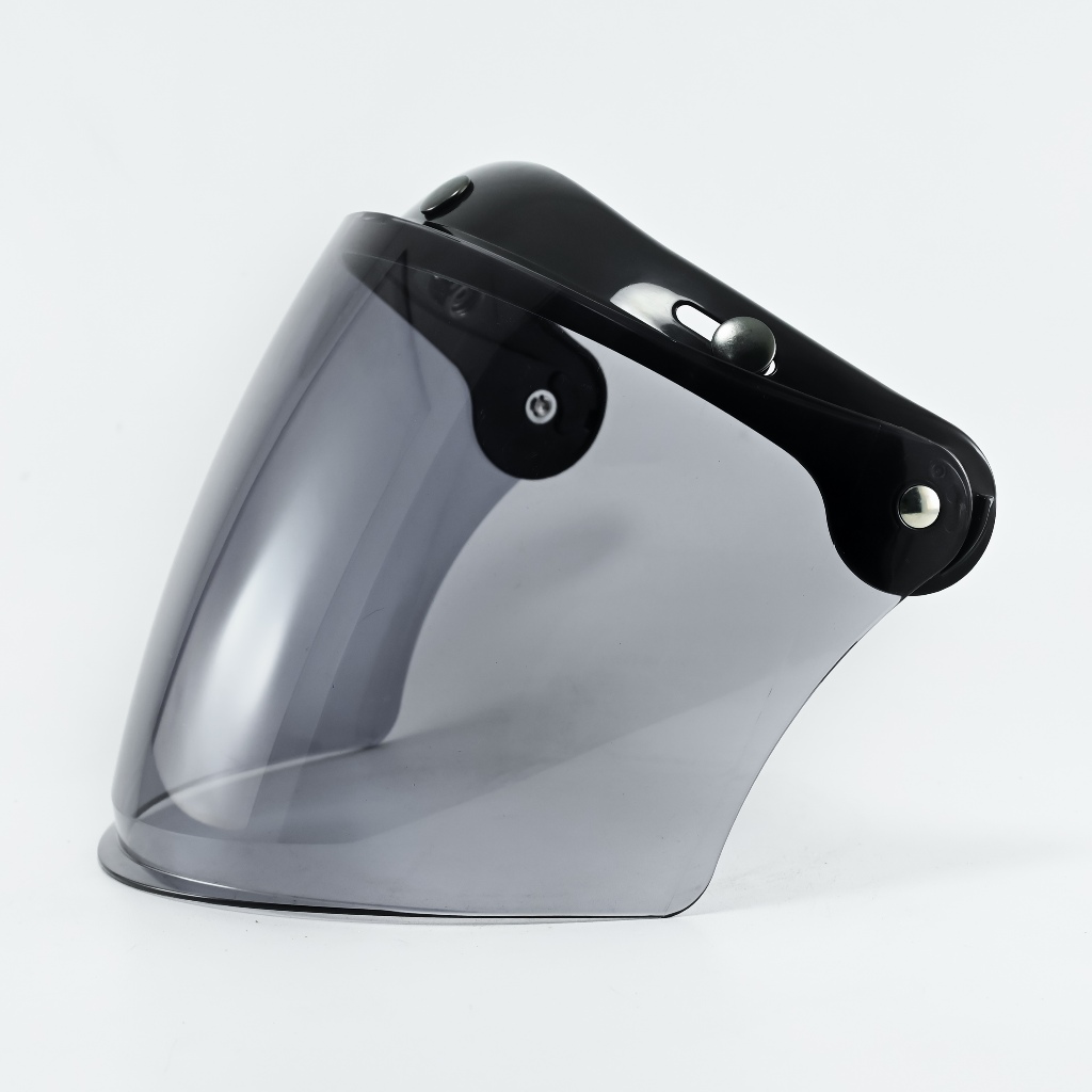 Kaca Helm Venom Bogo Univerisal Tiga Kancing Visor Flat SNI - Gambar 3