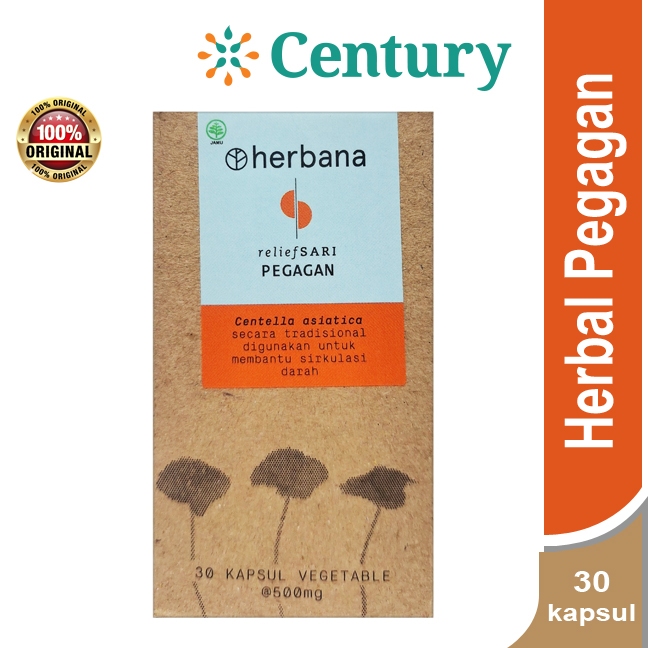 HERBANA PEGAGAN ISI 30 KAPSUL / DAYA TAHAN TUBUH / MULTIVITAMIN