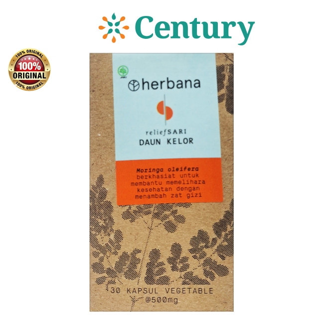 HERBANA DAUN KELOR ISI 30 KAPSUL / DAYA TAHAN TUBUH / MULTIVITAMIN - Gambar 2