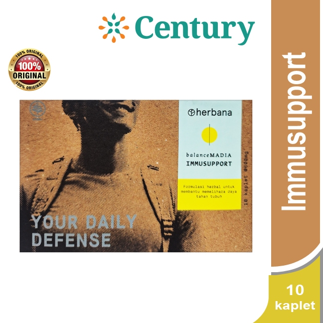 HERBANA BALANCEMADIA IMMUSUPPORT ISI 10 KAPT/MULTIVITAMIN / DAYA TAHAN TUBUH