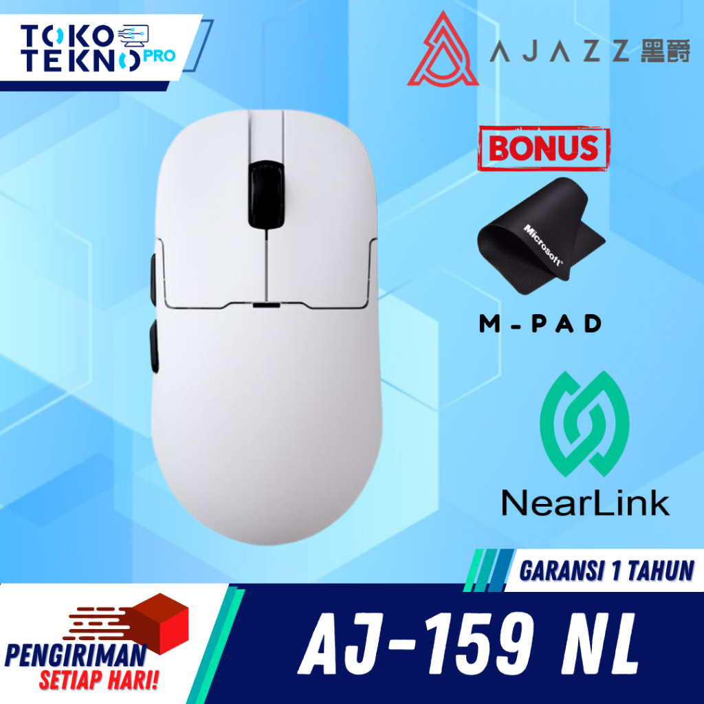 Ajazz AJ159 NL / AJ-159 NL / AJ159 P MC / AJ-159 P MC PAW-3311 Wireless Gaming Mouse Lightweight