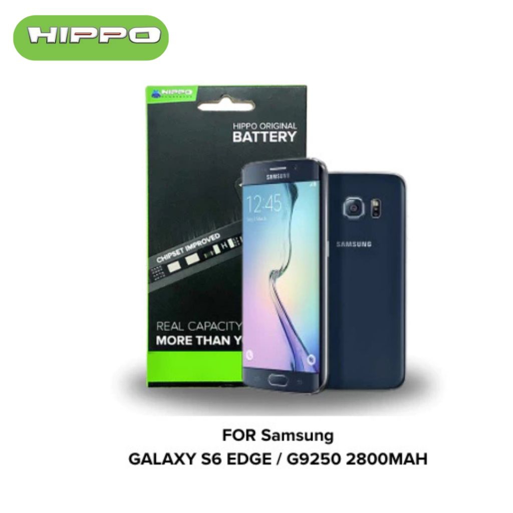 Hippo Baterai Samsung Galaxy S6 Edge / G9250 2800mAh Battery Original Cell Garansi Resmi