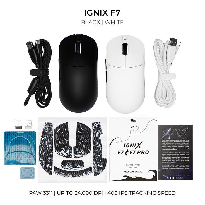 Vortexseries Vortex Ignix Series Wireless Gaming Mouse 3in1 Connection - Gambar 3