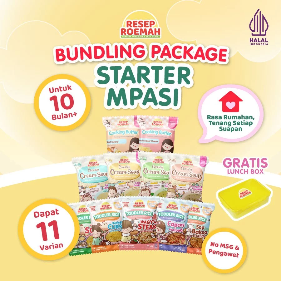 Bundling Starter MPASI (Nasi Tim, Sup & Butter) BB Booster Best Seller