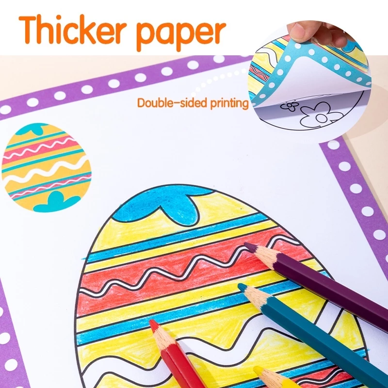 Deli x Cicimaksan Buku Mewarnai Ekstra Besar / Coloring Book 16 Macam Gambar EN0XX - Gambar 4